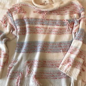 Lou & Grey fringe sweater, hardly worn